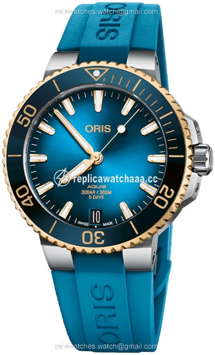 01 400 7769 6355-07 4 22 75FC Oris Aquis Date 41.5mm Mens Watch 01 400 7769 6355-07 4 22 75FC Oris Aquis Date 41.5mm Mens Watch