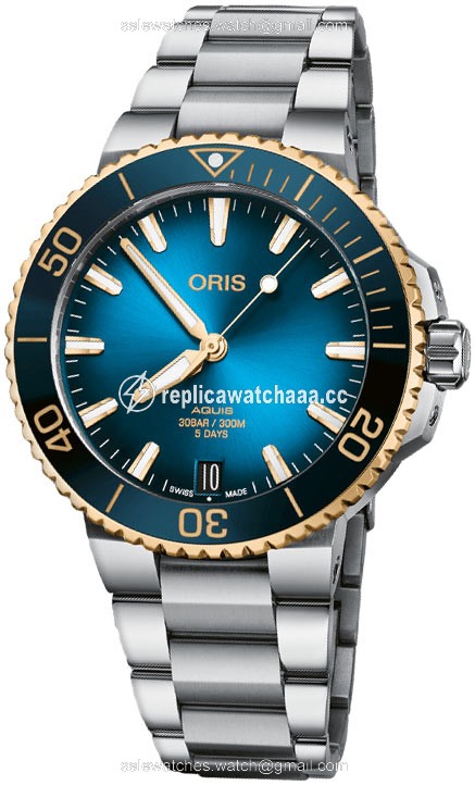 01 400 7769 6355-07 8 22 09PEB Oris Aquis Date 41.5mm Mens Watch 01 400 7769 6355-07 8 22 09PEB Oris Aquis Date 41.5mm Mens Watch