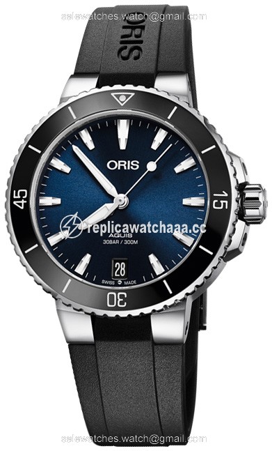01 733 7731 4135-07 4 18 64FC Oris Aquis Date 36.5mm Ladies Watch 01 733 7731 4135-07 4 18 64FC Oris Aquis Date 36.5mm Ladies Watch