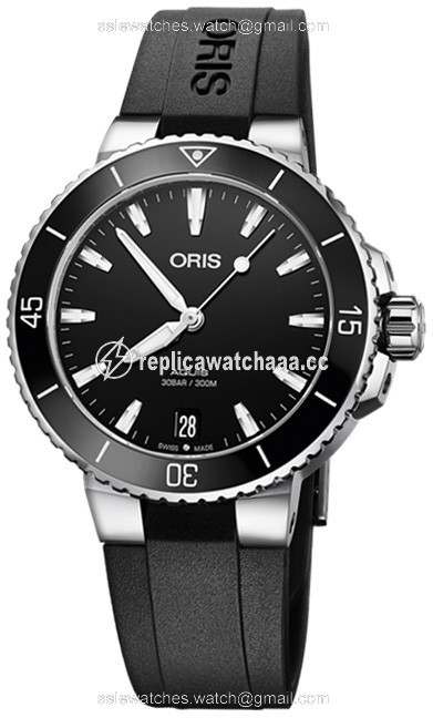01 733 7731 4154-07 4 18 64FC Oris Aquis Date 36.5mm Ladies Watch 01 733 7731 4154-07 4 18 64FC Oris Aquis Date 36.5mm Ladies Watch