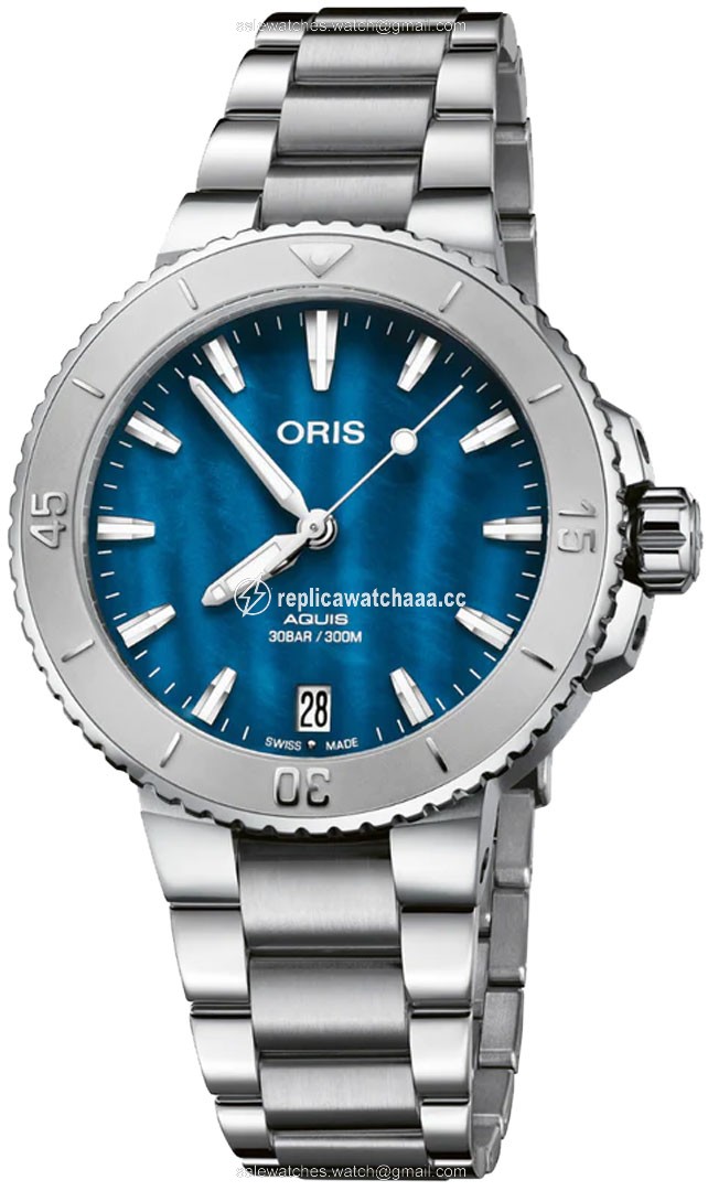 01 733 7770 4155-07 8 18 05P Oris Aquis Date 36.5mm Ladies Watch 01 733 7770 4155-07 8 18 05P Oris Aquis Date 36.5mm Ladies Watch