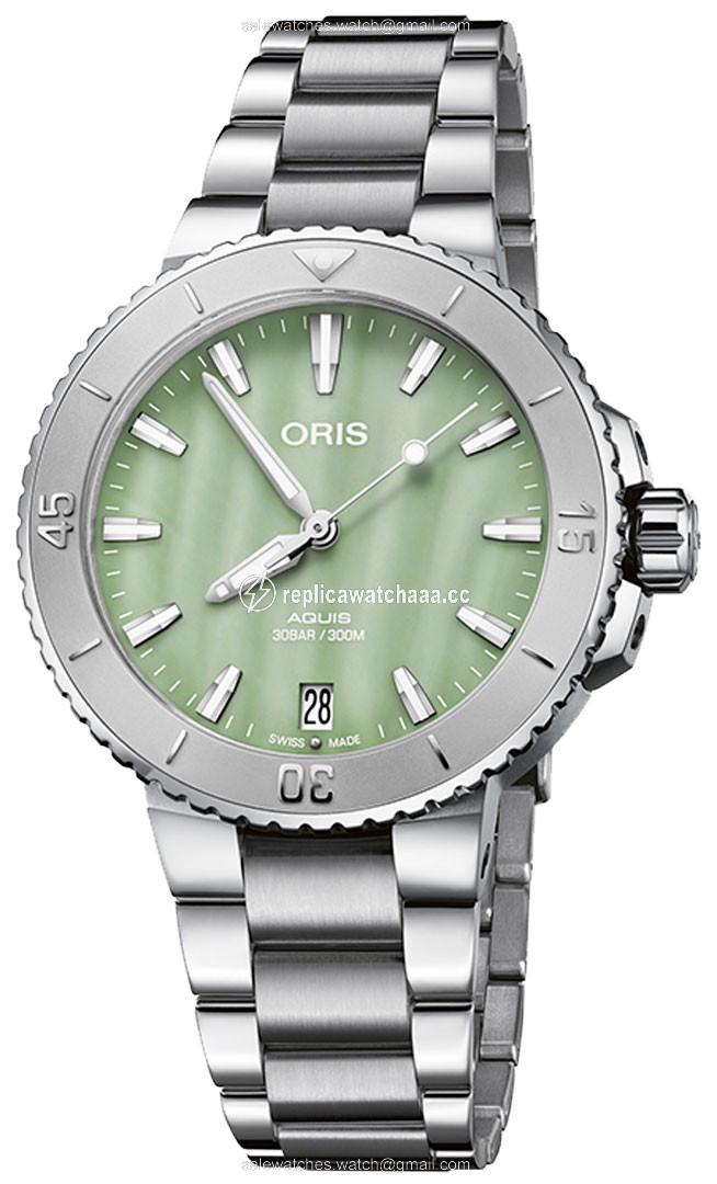 01 733 7770 4157-07 8 18 05P Oris Aquis Date 36.5mm Ladies Watch 01 733 7770 4157-07 8 18 05P Oris Aquis Date 36.5mm Ladies Watch