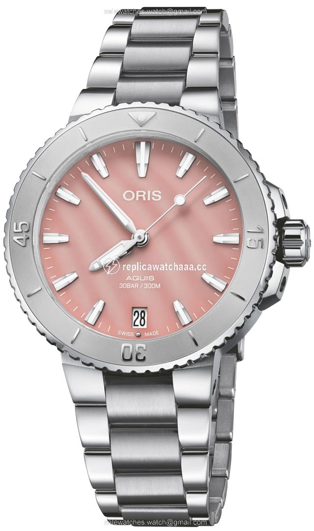 01 733 7770 4158-07 8 18 05P Oris Aquis Date 36.5mm Ladies Watch 01 733 7770 4158-07 8 18 05P Oris Aquis Date 36.5mm Ladies Watch