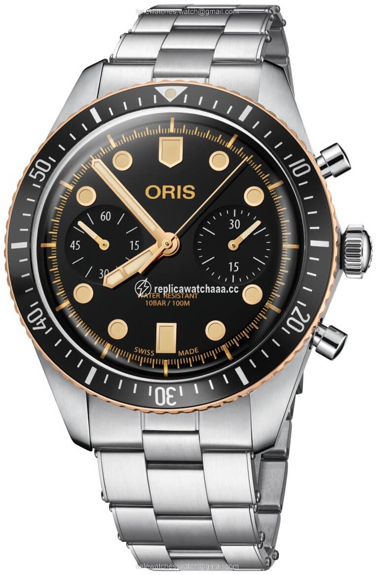 01 771 7744 4354-07 8 21 18 Oris Divers Sixty-Five Chronograph Mens Watch 01 771 7744 4354-07 8 21 18 Oris Divers Sixty-Five Chronograph Mens Watch
