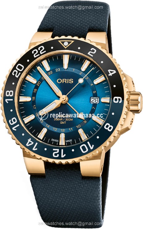 01 798 7754 6185-Set Carysfort Reef Oris Aquis GMT Date 43.5mm Mens Watch 01 798 7754 6185-Set Carysfort Reef Oris Aquis GMT Date 43.5mm Mens Watch