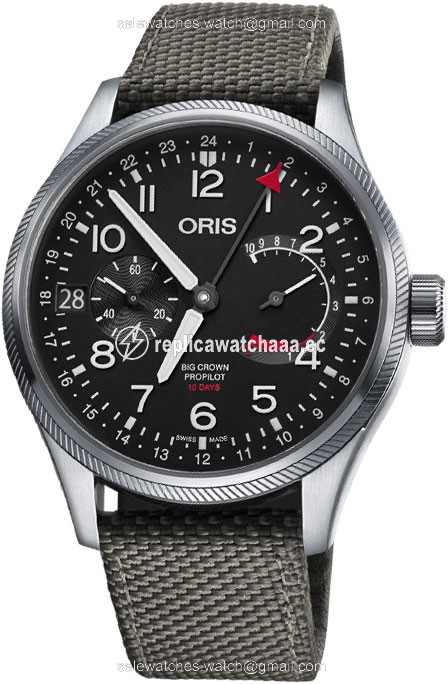 01 114 7746 4164-Set 5 22 17FC Oris Big Crown ProPilot Calibre 114 Mens Watch 01 114 7746 4164-Set 5 22 17FC Oris Big Crown ProPilot Calibre 114 Mens Watch