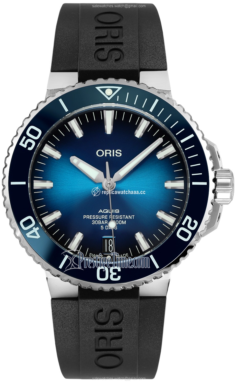 01 400 7763 4135-07 4 24 74EB Oris Aquis Date 43.5mm Mens Watch 01 400 7763 4135-07 4 24 74EB Oris Aquis Date 43.5mm Mens Watch
