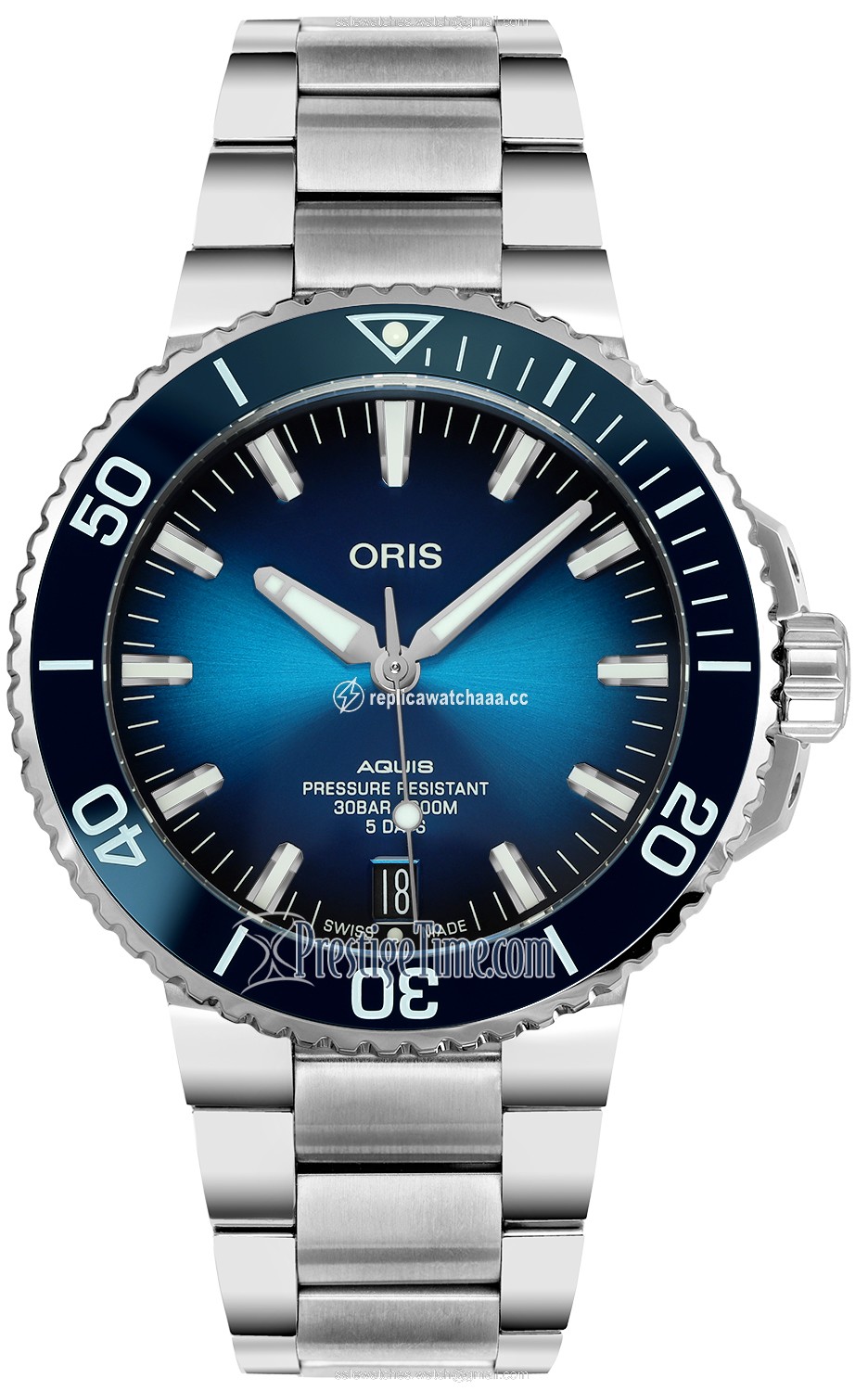 01 400 7763 4135-07 8 24 09PEB Oris Aquis Date 43.5mm Mens Watch 01 400 7763 4135-07 8 24 09PEB Oris Aquis Date 43.5mm Mens Watch
