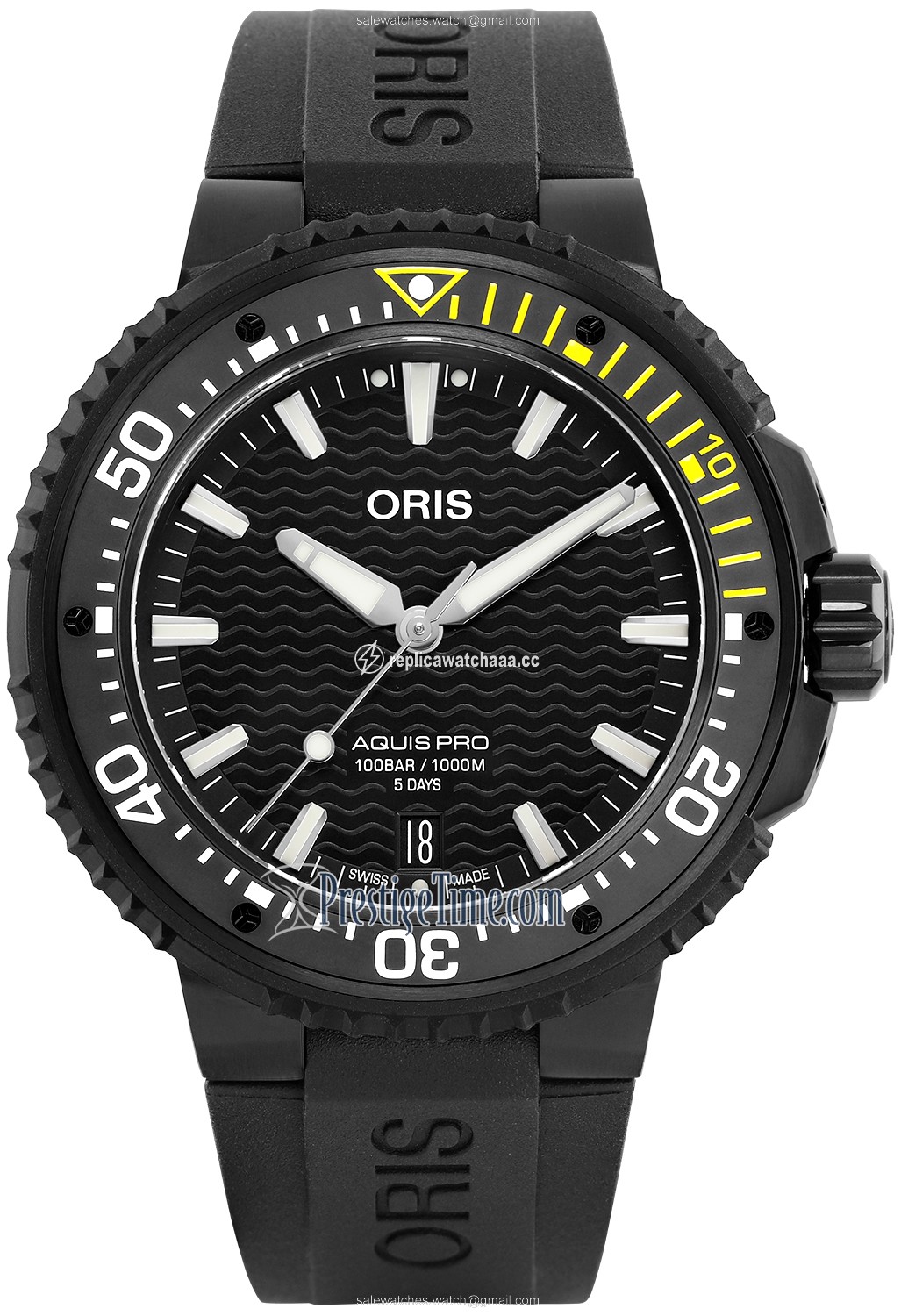 01 400 7767 7754-07 426 64BTEB Oris AquisPro Date Calibre 400 49.5mm Mens Watch 01 400 7767 7754-07 426 64BTEB Oris AquisPro Date Calibre 400 49.5mm Mens Watch