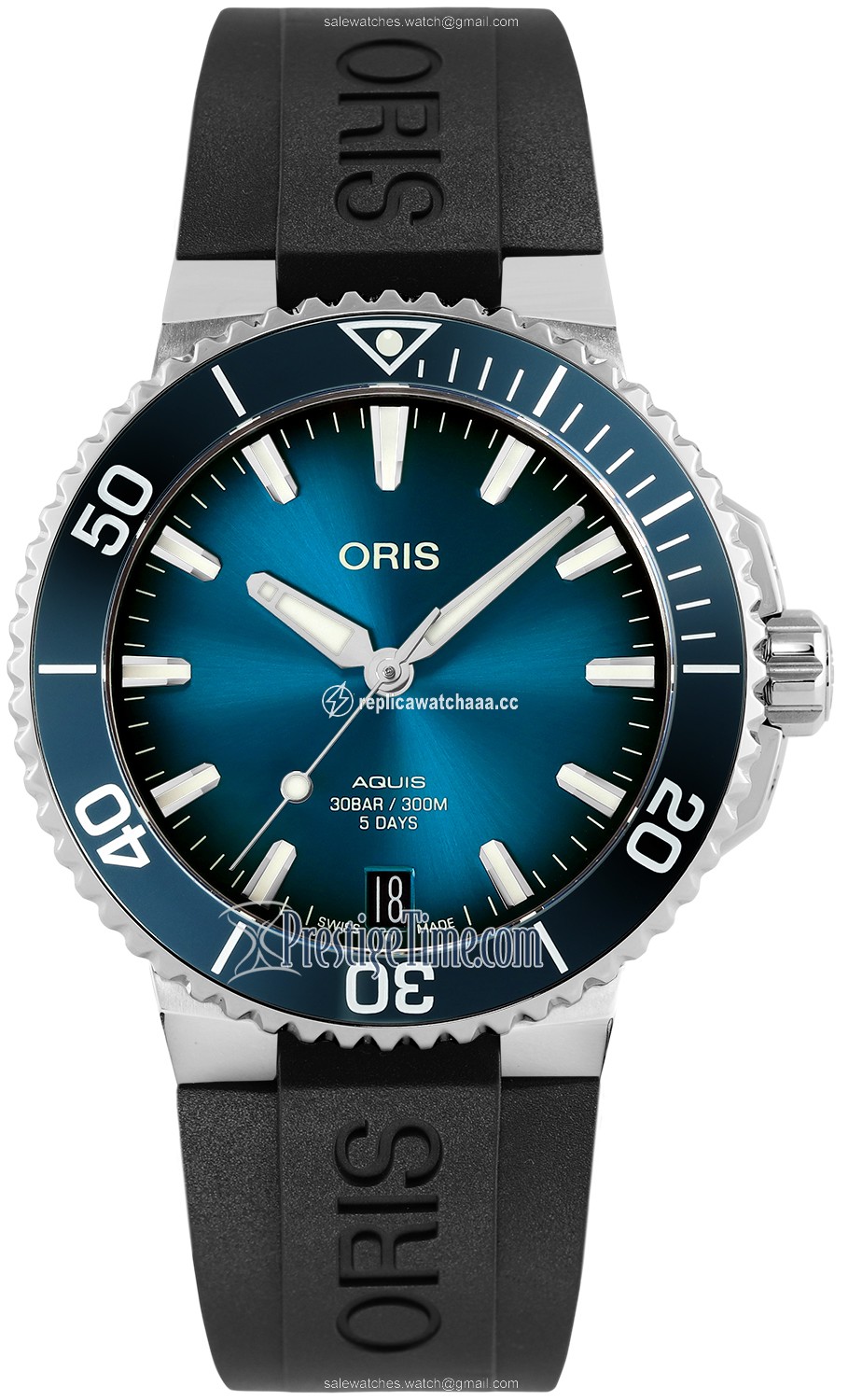 01 400 7769 4135-07 4 22 74FC Oris Aquis Date 41.5mm Mens Watch 01 400 7769 4135-07 4 22 74FC Oris Aquis Date 41.5mm Mens Watch