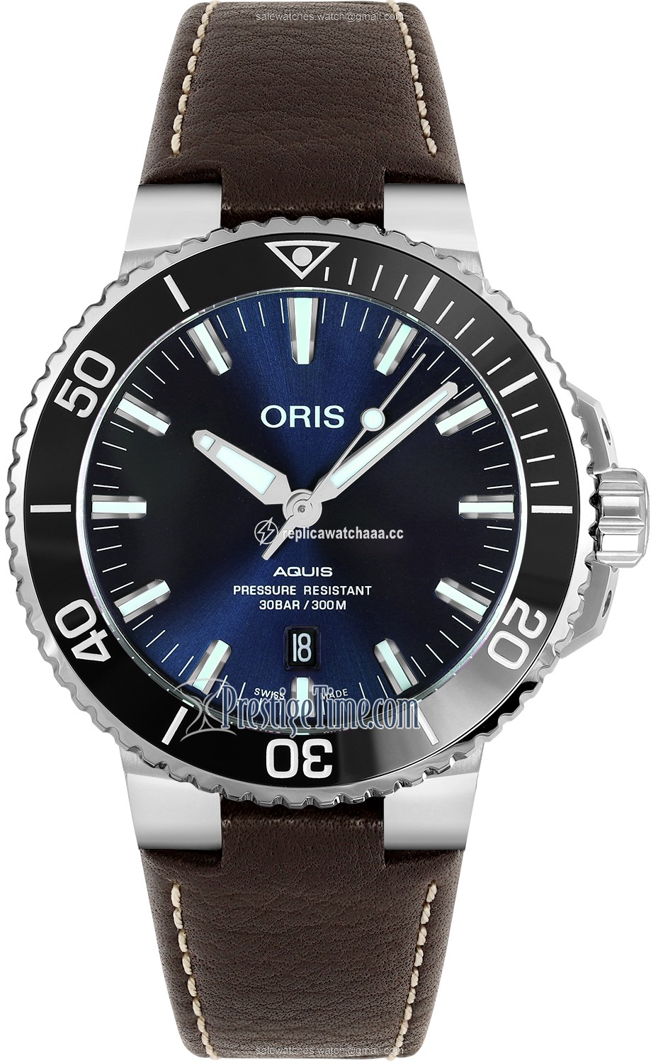 01 733 7730 4135-07 5 24 10EB Oris Aquis Date 43.5mm Mens Watch 01 733 7730 4135-07 5 24 10EB Oris Aquis Date 43.5mm Mens Watch