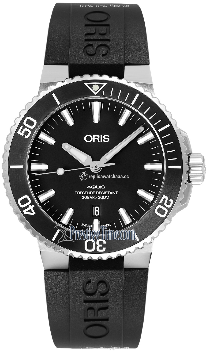 01 733 7732 4124-07 4 21 64FC Oris Aquis Date 39.5mm Mens Watch 01 733 7732 4124-07 4 21 64FC Oris Aquis Date 39.5mm Mens Watch