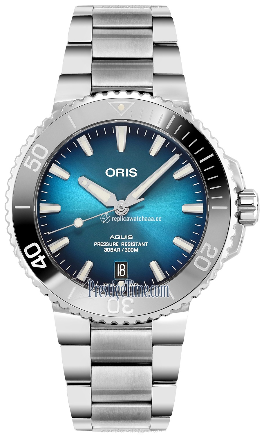 01 733 7732 4155-07 8 21 05PEB Oris Aquis Date 39.5mm Mens Watch 01 733 7732 4155-07 8 21 05PEB Oris Aquis Date 39.5mm Mens Watch