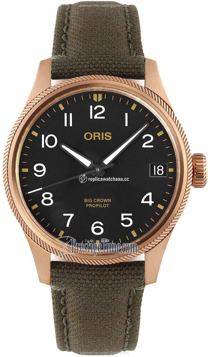 01 751 7761 3164-07 3 20 03BRLC Oris Big Crown ProPilot Date 41mm Mens Watch 01 751 7761 3164-07 3 20 03BRLC Oris Big Crown ProPilot Date 41mm Mens Watch