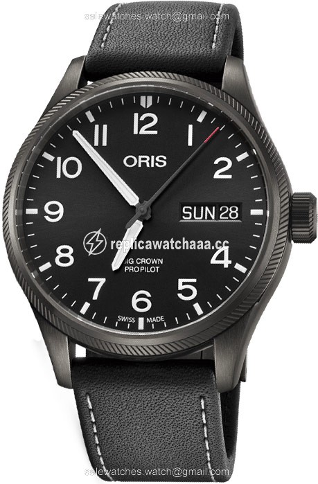 01 752 7698 4264-07 5 22 19GFC Oris Big Crown ProPilot Day Date 45mm Mens Watch 01 752 7698 4264-07 5 22 19GFC Oris Big Crown ProPilot Day Date 45mm Mens Watch