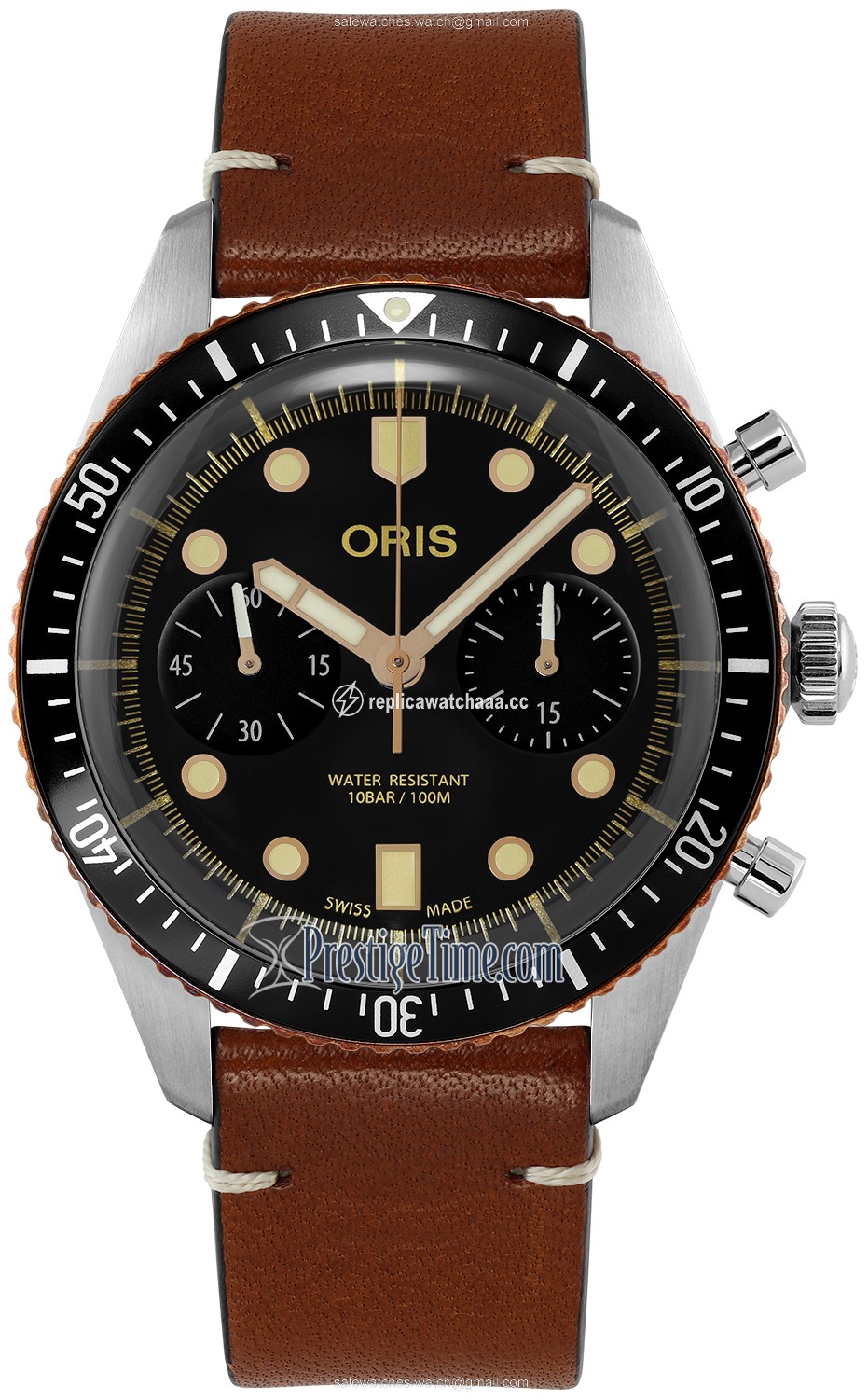 01 771 7744 4354-07 5 21 45 Oris Divers Sixty-Five Chronograph Mens Watch 01 771 7744 4354-07 5 21 45 Oris Divers Sixty-Five Chronograph Mens Watch