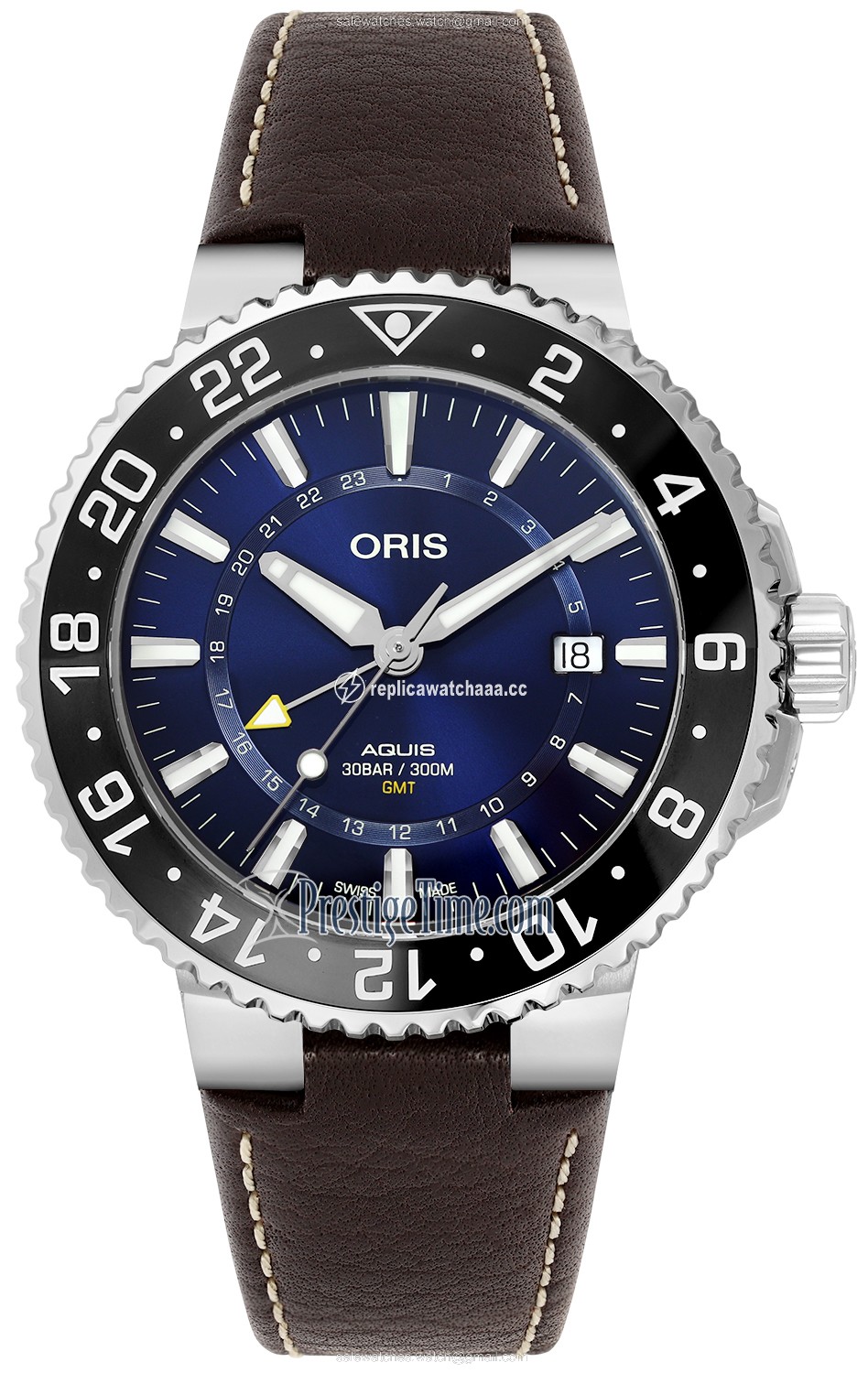 01 798 7754 4135-07 5 24 10EB Oris Aquis GMT Date 43.5mm Mens Watch 01 798 7754 4135-07 5 24 10EB Oris Aquis GMT Date 43.5mm Mens Watch