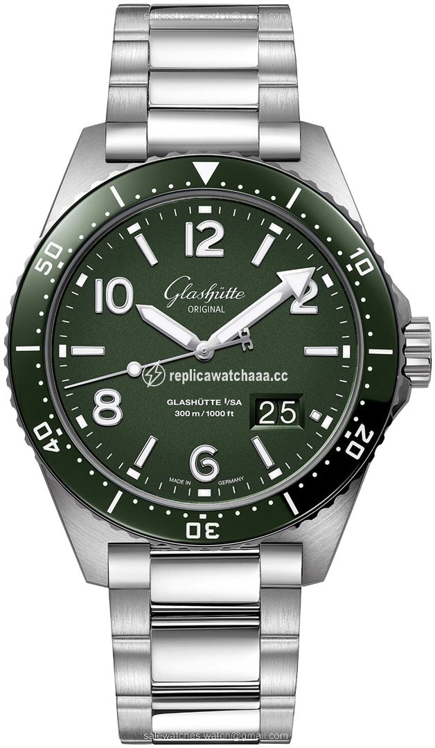 1-36-13-07-83-70 Reed Green Glashutte Original SeaQ Panorama Date 43.2mm Mens Watch 1-36-13-07-83-70 Reed Green Glashutte Original SeaQ Panorama Date 43.2mm Mens Watch