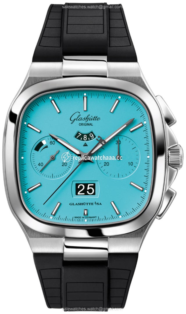1-37-02-10-02-63 Disco Blue Glashutte Original Seventies Chronograph Panorama Date Mens Watch 1-37-02-10-02-63 Disco Blue Glashutte Original Seventies Chronograph Panorama Date Mens Watch