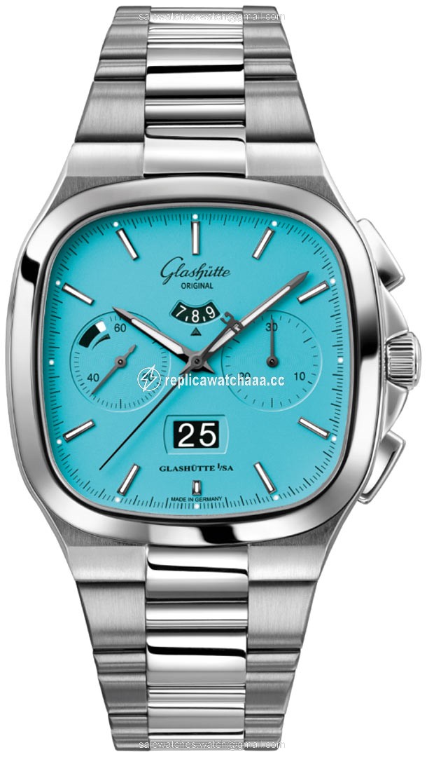 1-37-02-10-02-70 Disco Blue Glashutte Original Seventies Chronograph Panorama Date Mens Watch 1-37-02-10-02-70 Disco Blue Glashutte Original Seventies Chronograph Panorama Date Mens Watch
