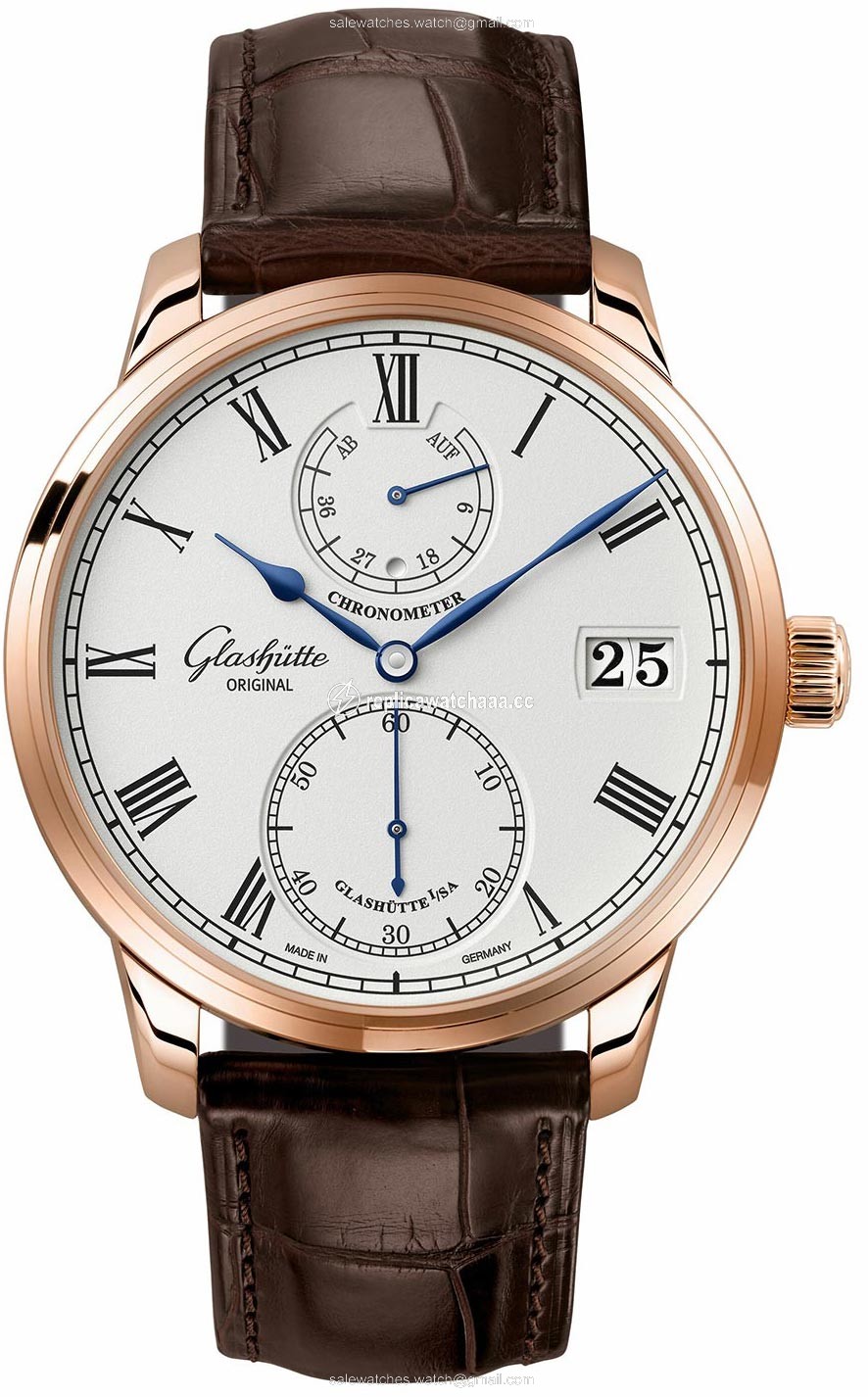 1-58-01-02-05-30 Glashutte Original Senator Chronometer Mens Watch 1-58-01-02-05-30 Glashutte Original Senator Chronometer Mens Watch