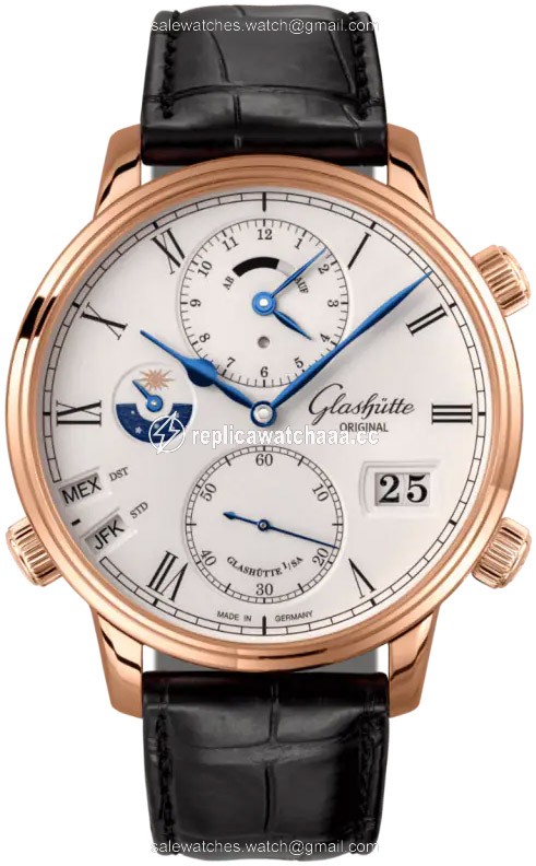 1-89-02-01-05-61 Glashutte Original Senator Cosmopolite 44mm Mens Watch 1-89-02-01-05-61 Glashutte Original Senator Cosmopolite 44mm Mens Watch