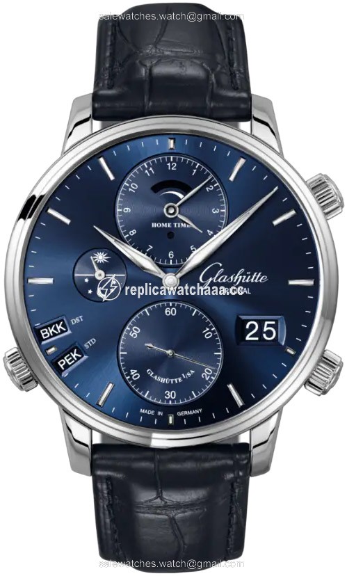 1-89-02-05-02-61 Glashutte Original Senator Cosmopolite 44mm Mens Watch 1-89-02-05-02-61 Glashutte Original Senator Cosmopolite 44mm Mens Watch