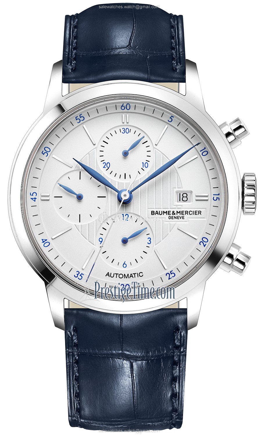 10330 Baume & Mercier Classima Automatic Chronograph 42mm Mens Watch 10330 Baume & Mercier Classima Automatic Chronograph 42mm Mens Watch