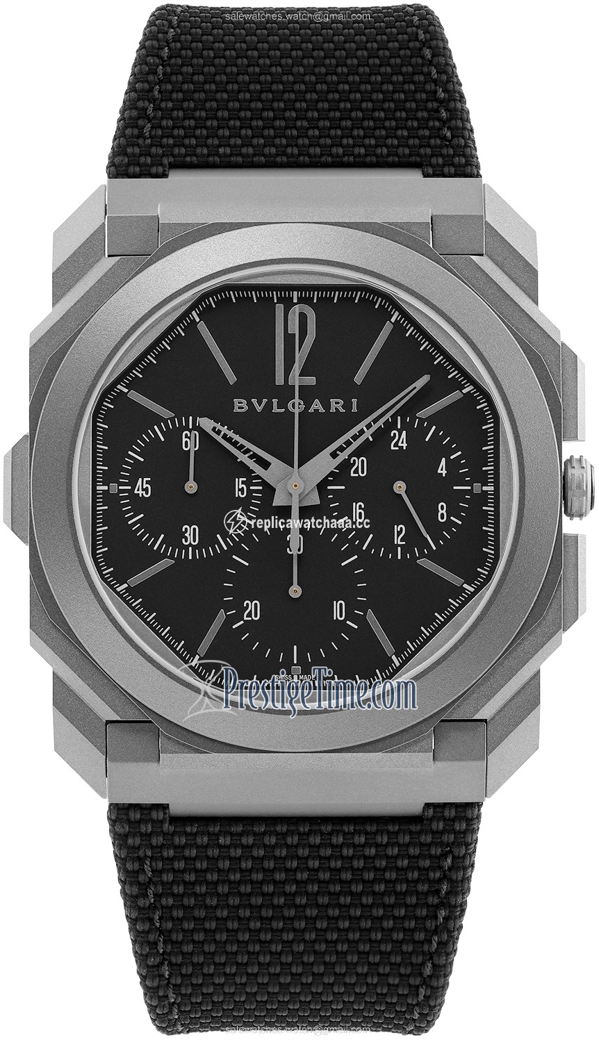 103371 Bulgari Octo Finissimo Chronograph GMT Automatic 42mm Mens Watch 103371 Bulgari Octo Finissimo Chronograph GMT Automatic 42mm Mens Watch