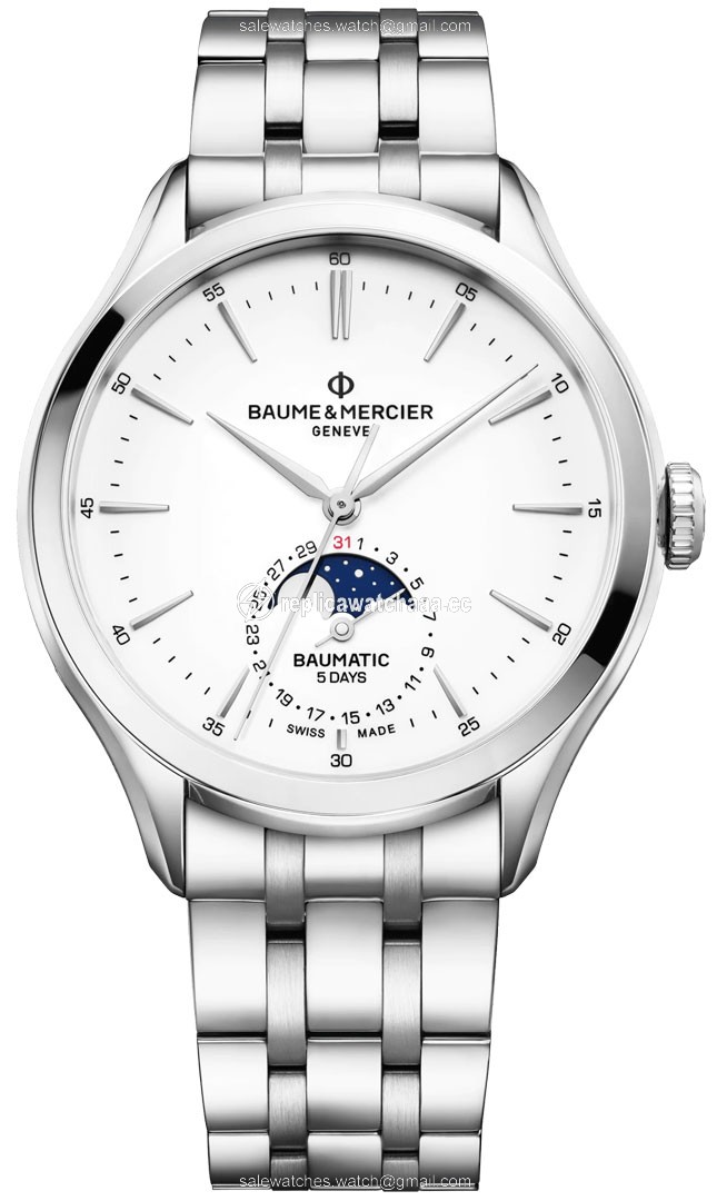 10552 Baume & Mercier Clifton Automatic 42mm Mens Watch 10552 Baume & Mercier Clifton Automatic 42mm Mens Watch