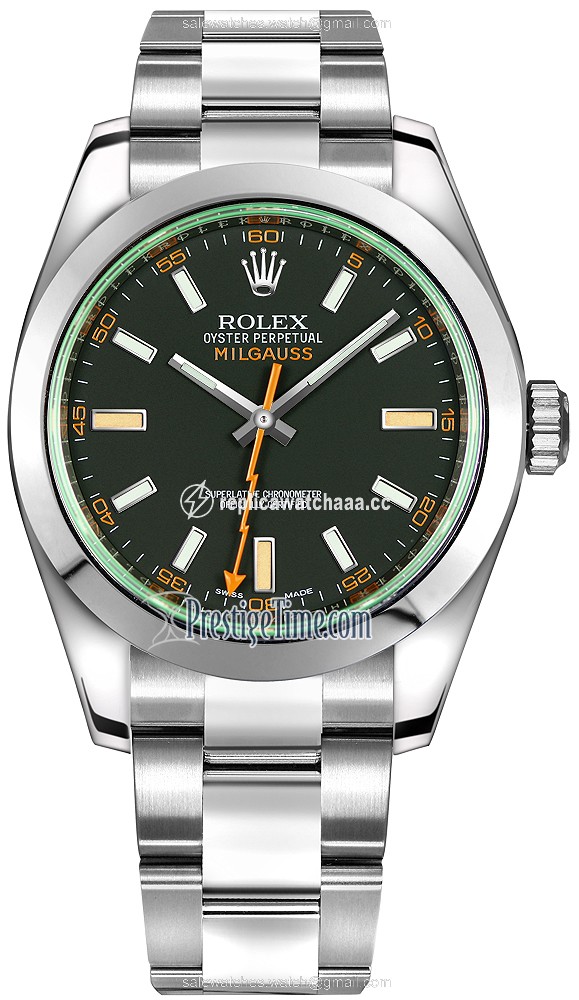 116400gv Black Rolex Milgauss 40mm Mens Watch 116400gv Black Rolex Milgauss 40mm Mens Watch