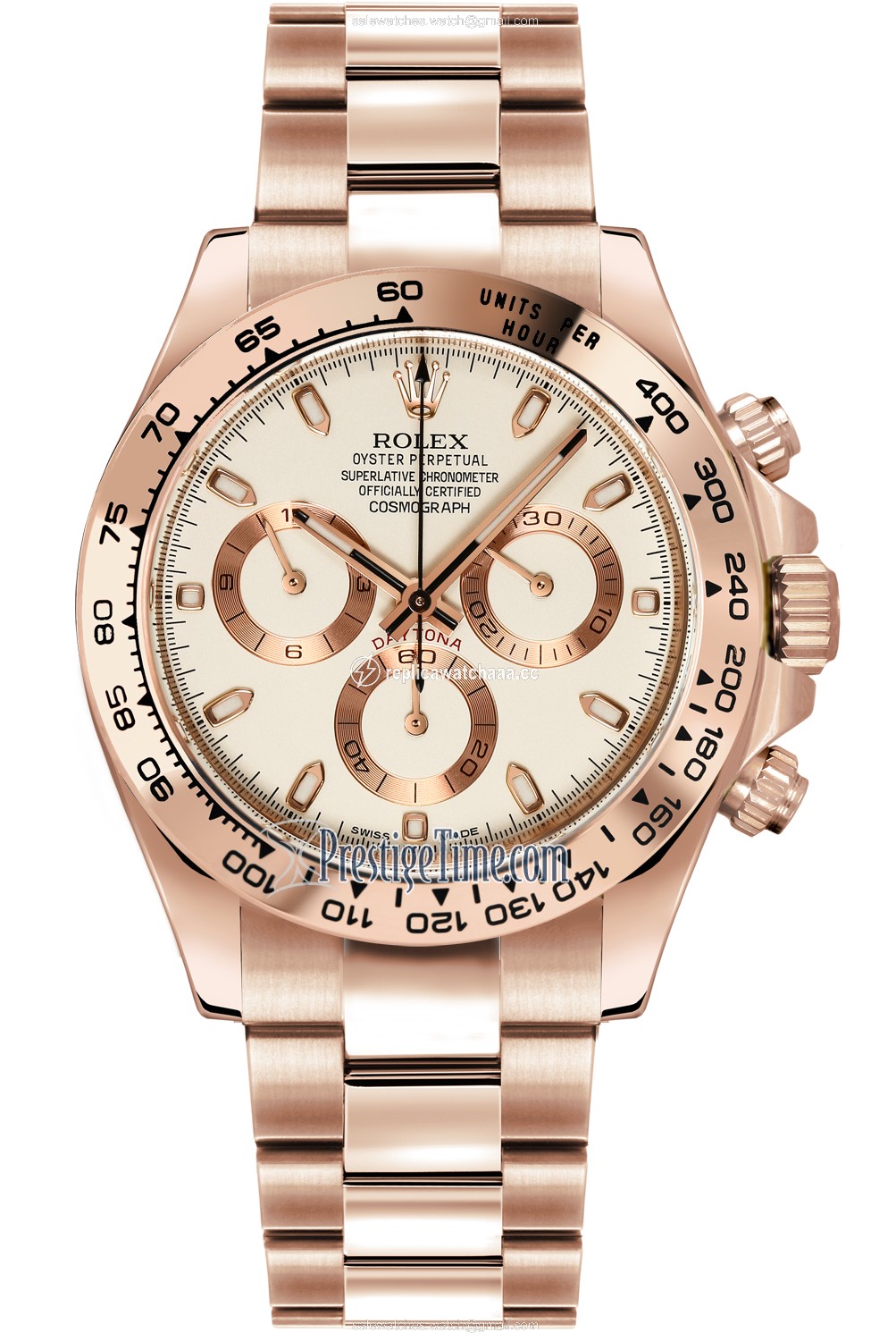116505 Ivory Index Rolex Cosmograph Daytona Everose Gold Mens Watch 116505 Ivory Index Rolex Cosmograph Daytona Everose Gold Mens Watch