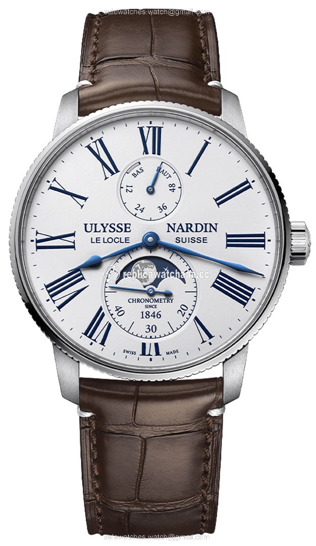 1193-310le-0a-175/1b Ulysse Nardin Marine Torpilleur Moonphase 42mm Mens Watch 1193-310le-0a-175/1b Ulysse Nardin Marine Torpilleur Moonphase 42mm Mens Watch