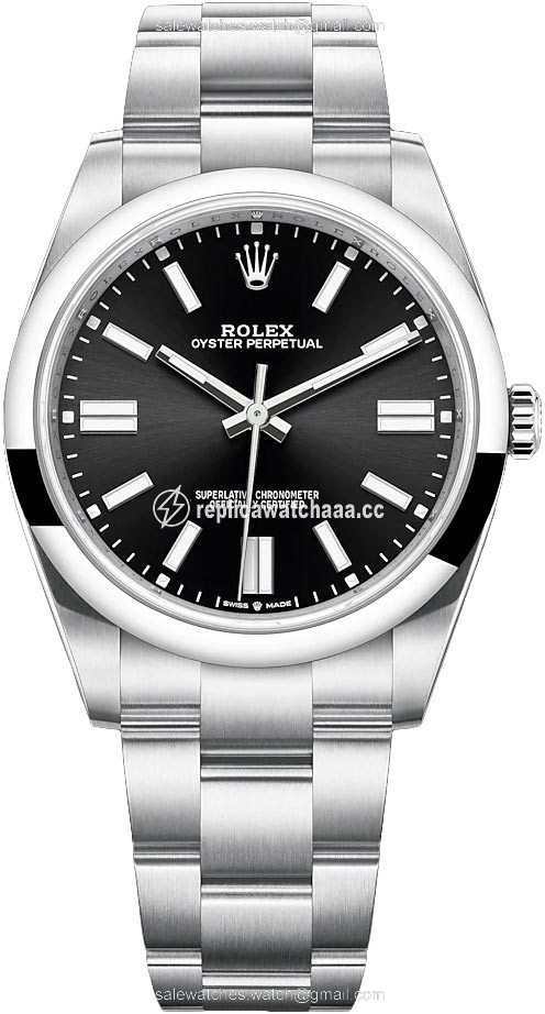 124300 Black Rolex Oyster Perpetual 41mm Mens Watch 124300 Black Rolex Oyster Perpetual 41mm Mens Watch