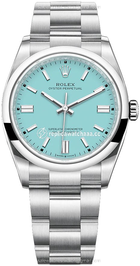 126000 Turquoise Blue Rolex Oyster Perpetual 36mm Midsize Watch 126000 Turquoise Blue Rolex Oyster Perpetual 36mm Midsize Watch