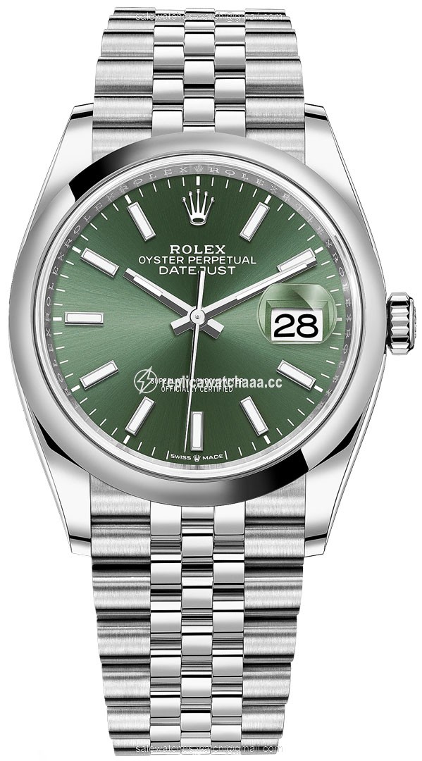 126200 Mint Green Index Jubilee Rolex Datejust 36mm Stainless Steel Midsize Watch 126200 Mint Green Index Jubilee Rolex Datejust 36mm Stainless Steel Midsize Watch