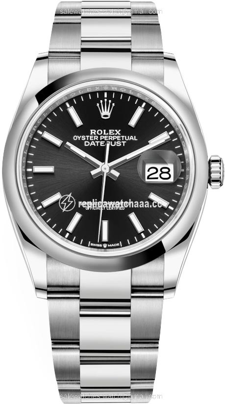 126200 Black Index Oyster Rolex Datejust 36mm Stainless Steel Midsize Watch 126200 Black Index Oyster Rolex Datejust 36mm Stainless Steel Midsize Watch