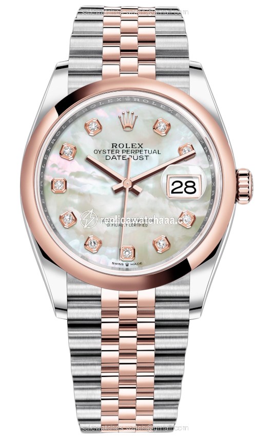 126201 MOP Diamond Jubilee Rolex Datejust 36mm Stainless Steel and Rose Gold Ladies Watch 126201 MOP Diamond Jubilee Rolex Datejust 36mm Stainless Steel and Rose Gold Ladies Watch