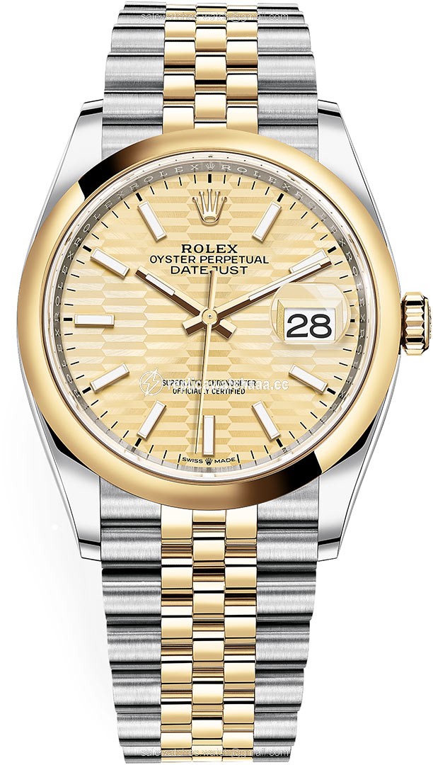 126203 Golden Fluted Jubilee Rolex Datejust 36mm Stainless Steel and Yellow Gold Ladies Watch 126203 Golden Fluted Jubilee Rolex Datejust 36mm Stainless Steel and Yellow Gold Ladies Watch