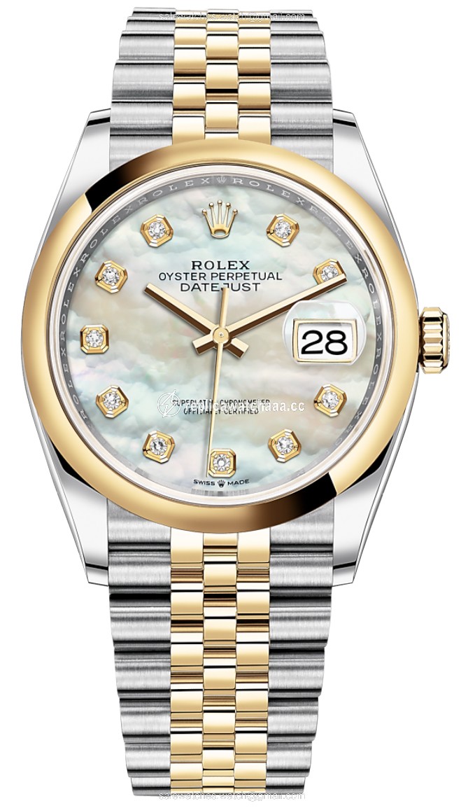 126203 MOP Diamond Jubilee Rolex Datejust 36mm Stainless Steel and Yellow Gold Ladies Watch 126203 MOP Diamond Jubilee Rolex Datejust 36mm Stainless Steel and Yellow Gold Ladies Watch