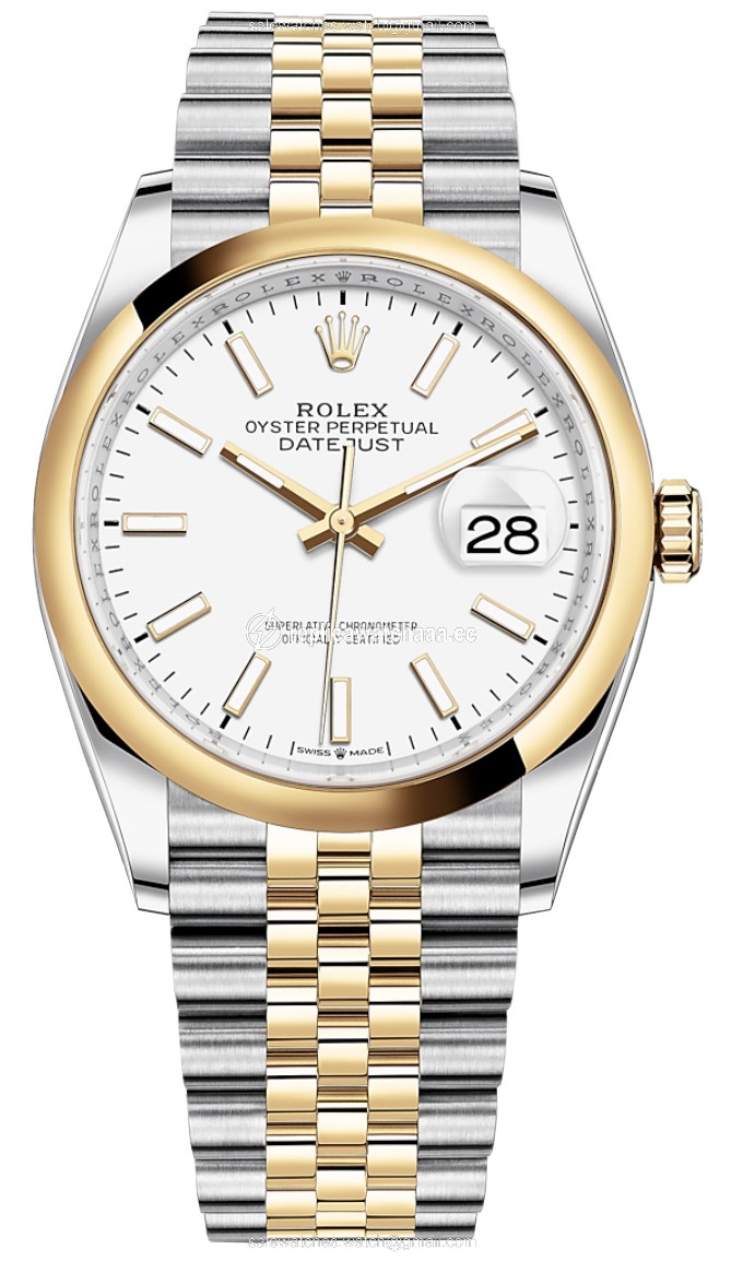 126203 White Index Jubilee Rolex Datejust 36mm Stainless Steel and Yellow Gold Ladies Watch 126203 White Index Jubilee Rolex Datejust 36mm Stainless Steel and Yellow Gold Ladies Watch
