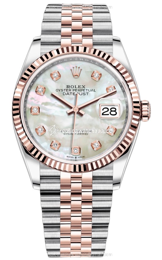 126231 MOP Diamond Jubilee Rolex Datejust 36mm Stainless Steel and Rose Gold Ladies Watch 126231 MOP Diamond Jubilee Rolex Datejust 36mm Stainless Steel and Rose Gold Ladies Watch