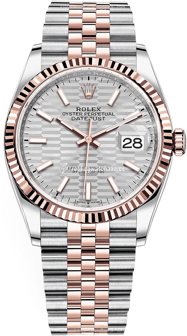 126231 Silver Fluted Jubilee Rolex Datejust 36mm Stainless Steel and Rose Gold Ladies Watch 126231 Silver Fluted Jubilee Rolex Datejust 36mm Stainless Steel and Rose Gold Ladies Watch