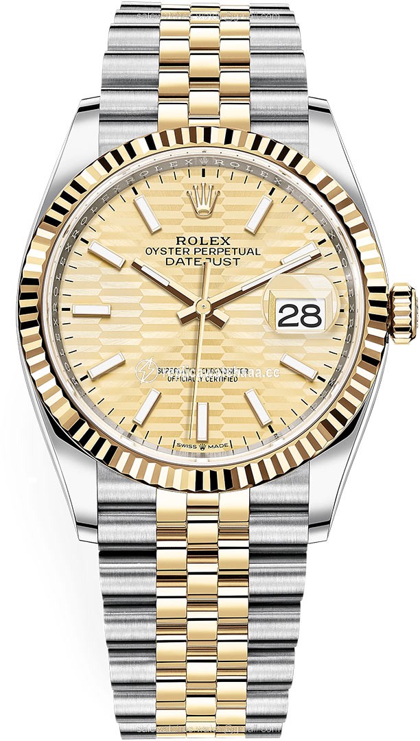 126233 Golden Fluted Jubilee Rolex Datejust 36mm Stainless Steel and Yellow Gold Ladies Watch 126233 Golden Fluted Jubilee Rolex Datejust 36mm Stainless Steel and Yellow Gold Ladies Watch