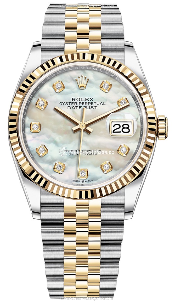 126233 MOP Diamond Jubilee Rolex Datejust 36mm Stainless Steel and Yellow Gold Ladies Watch 126233 MOP Diamond Jubilee Rolex Datejust 36mm Stainless Steel and Yellow Gold Ladies Watch