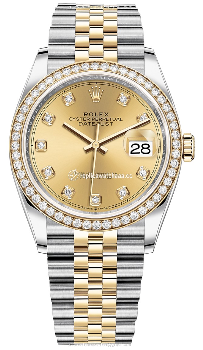 126283RBR Champagne Diamond Jubilee Rolex Datejust 36mm Stainless Steel and Yellow Gold Ladies Watch 126283RBR Champagne Diamond Jubilee Rolex Datejust 36mm Stainless Steel and Yellow Gold Ladies Watch