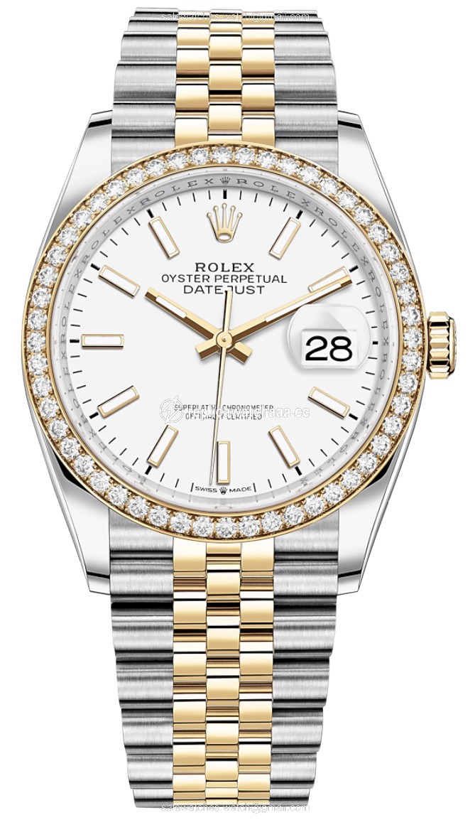 126283RBR White Index Jubilee Rolex Datejust 36mm Stainless Steel and Yellow Gold Ladies Watch 126283RBR White Index Jubilee Rolex Datejust 36mm Stainless Steel and Yellow Gold Ladies Watch