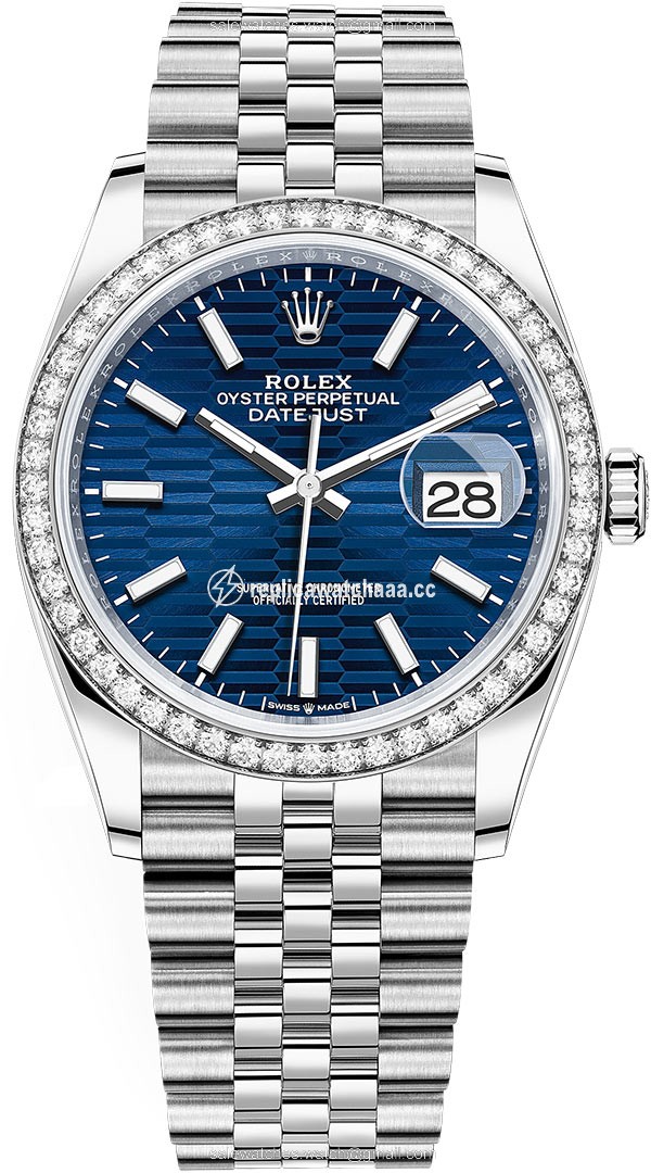 126284rbr Bright Blue Fluted Jubilee Rolex Datejust 36mm Stainless Steel Midsize Watch 126284rbr Bright Blue Fluted Jubilee Rolex Datejust 36mm Stainless Steel Midsize Watch