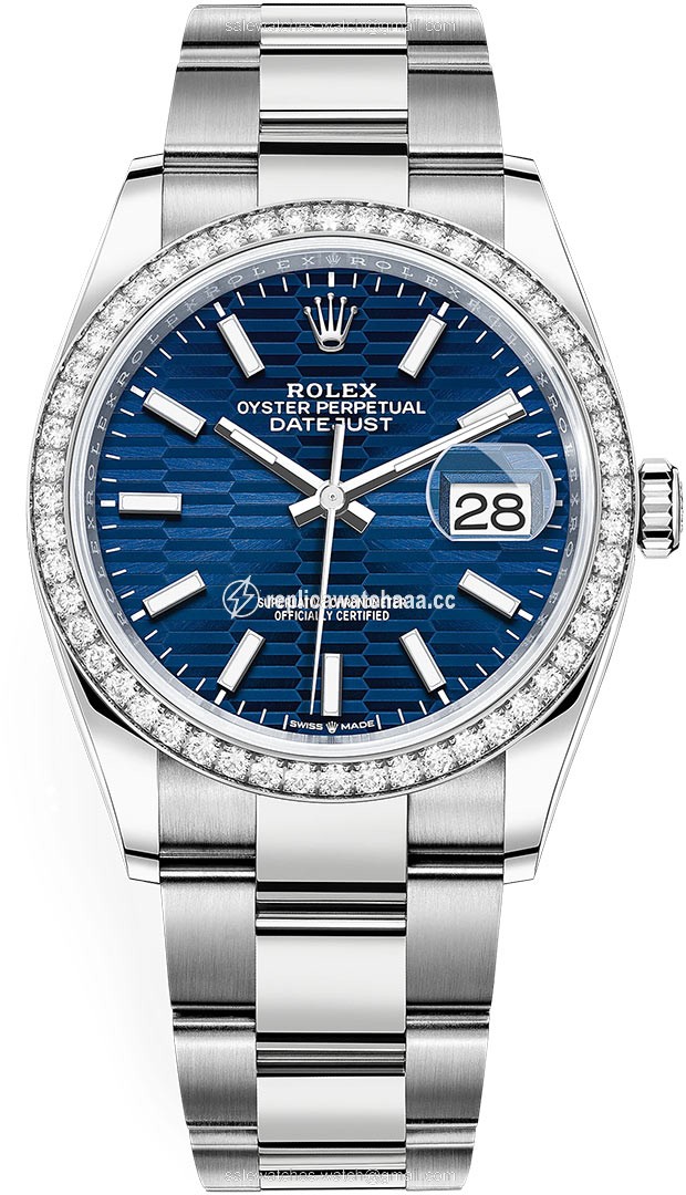 126284rbr Bright Blue Fluted Oyster Rolex Datejust 36mm Stainless Steel Midsize Watch 126284rbr Bright Blue Fluted Oyster Rolex Datejust 36mm Stainless Steel Midsize Watch