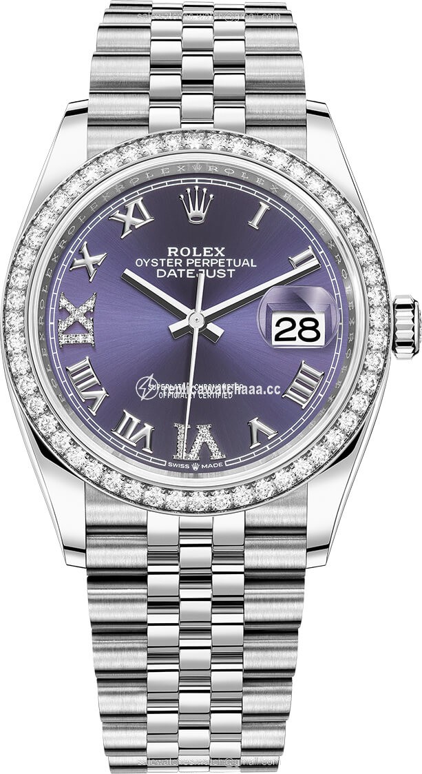 126284rbr Aubergine Roman VI IX Jubilee Rolex Datejust 36mm Stainless Steel Midsize Watch 126284rbr Aubergine Roman VI IX Jubilee Rolex Datejust 36mm Stainless Steel Midsize Watch